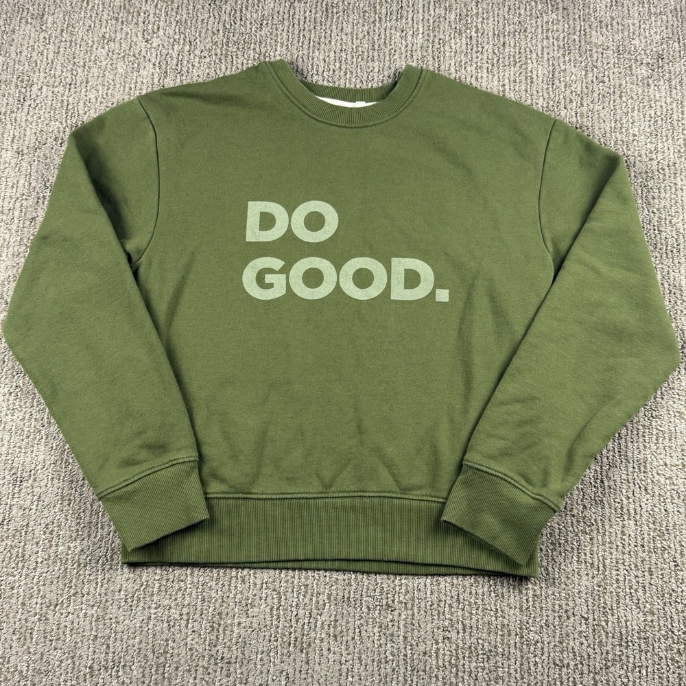 Cotopaxi Womens S Do Good Crew Sweatshirt Pullover Long Sleeve Green